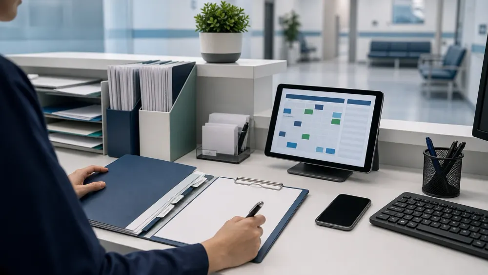 HASTANE SEKRETERLİĞİ VE DOKÜMANTASYON EĞİTİMİ için online eğitim kapak görseli