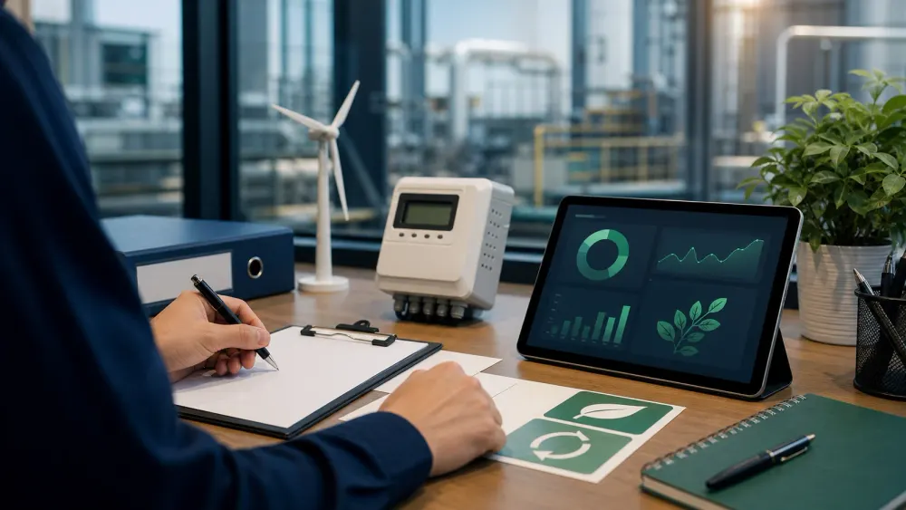 ISO 50001:2018 ENERJİ YÖNETİM SİSTEMİ İÇ DENETÇİ EĞİTİMİ için online eğitim kapak görseli