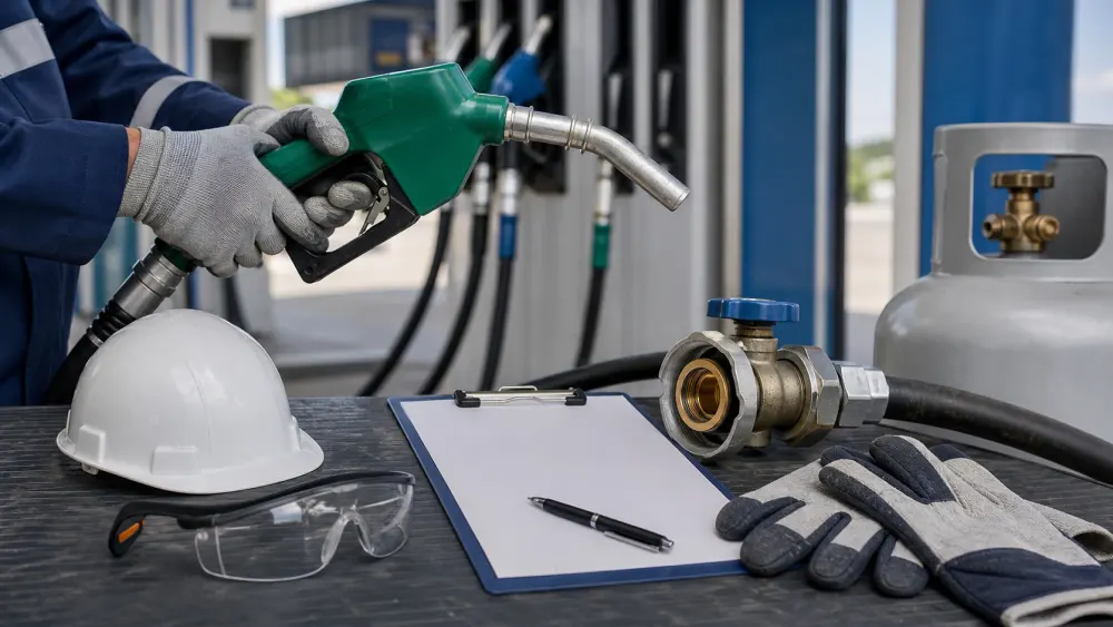 TEHLİKELİ VE ÇOK TEHLİKELİ İŞLERDE AKARYAKIT VE OTOGAZ İKMAL VE DOLUM ELEMANI... için online eğitim kapak görseli