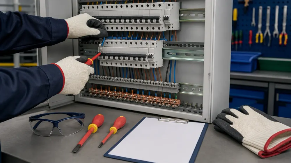 TEHLİKELİ VE ÇOK TEHLİKELİ İŞLERDE ELEKTRİK PANO MONTÖRLÜĞÜ EĞİTİMİ için online eğitim kapak görseli
