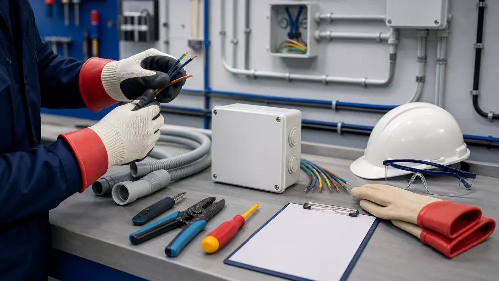 TEHLİKELİ VE ÇOK TEHLİKELİ İŞLERDE ELEKTRİK TESİSAT EĞİTİMİ için online eğitim kapak görseli